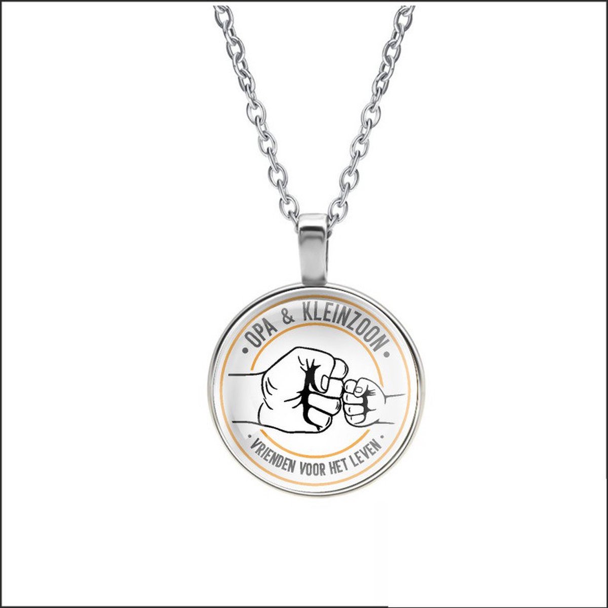 Ketting Glas - Opa & Kleinzoon