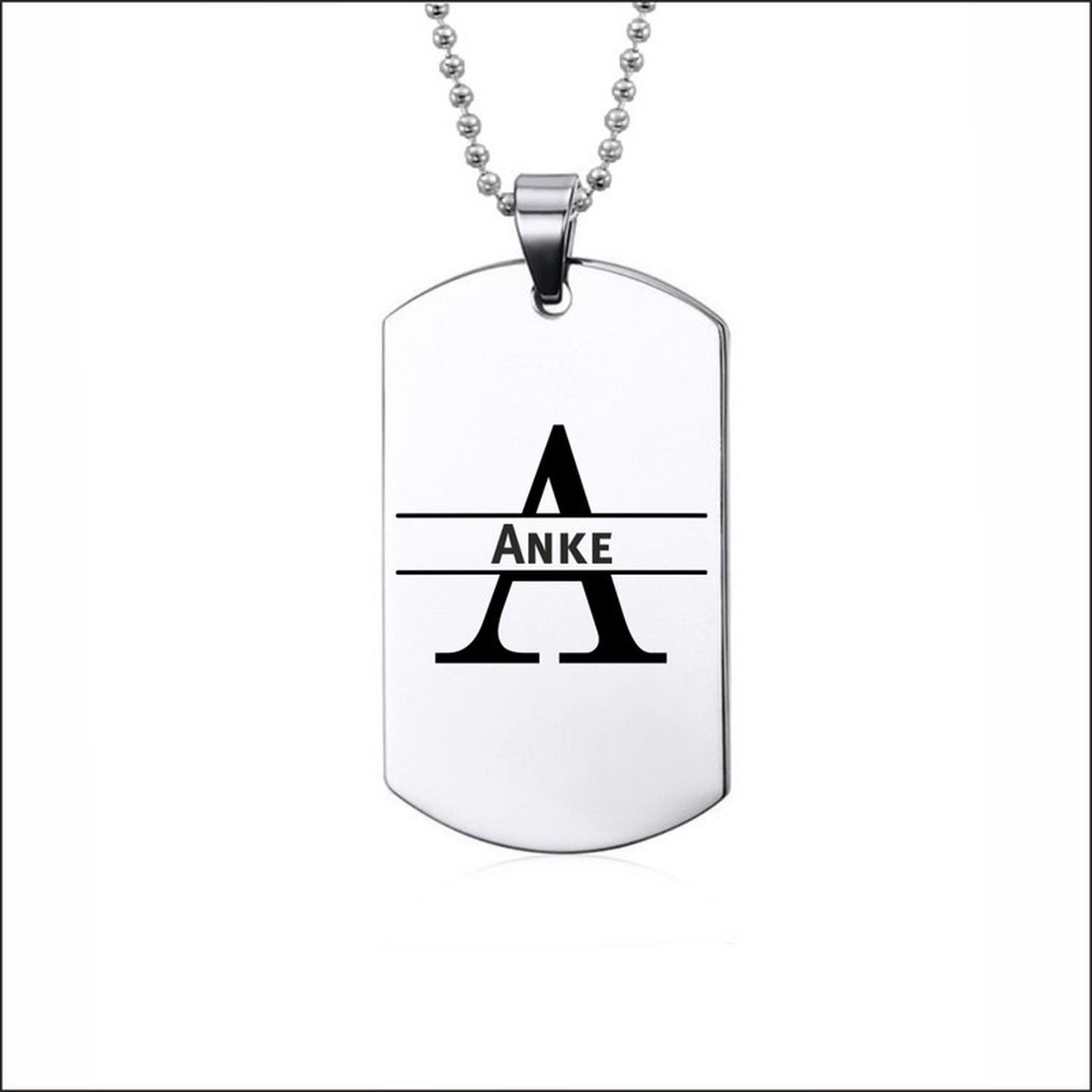 Ketting RVS Met Naam - Anke