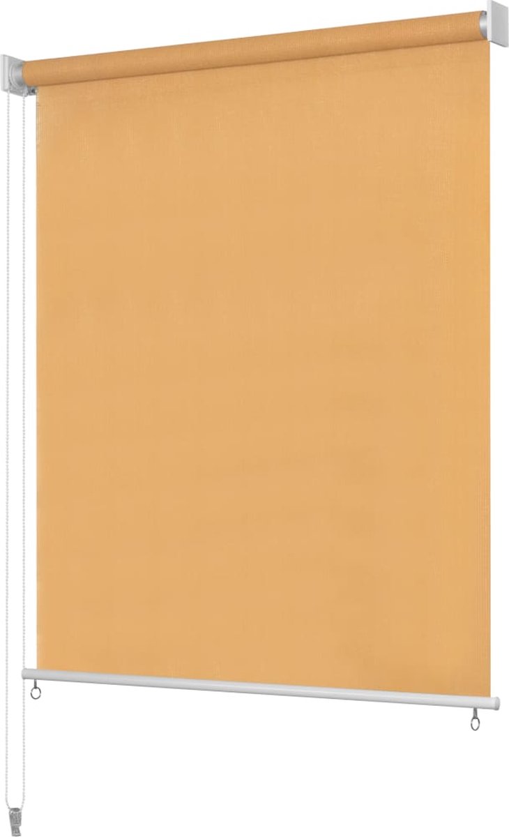 Decoways - Rolgordijn voor buiten 300x140 cm beige