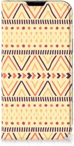 GSM Hoesje Geschikt voor iPhone 14 Plus Wallet Bookcase Aztec Yellow
