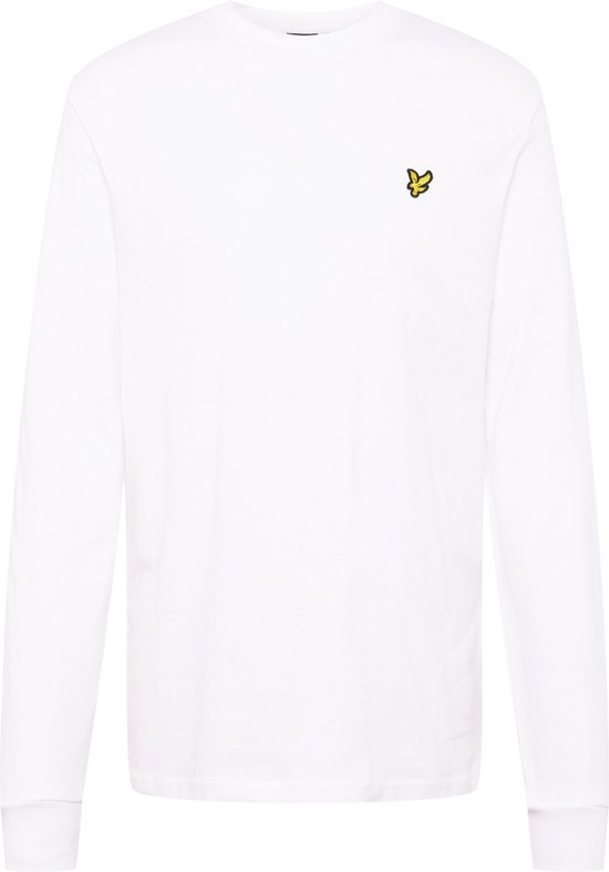 Lyle & Scott Mock Neck Long Sleeve Tshirt Polo's & T-shirts Heren - Polo shirt - Wit - Maat L