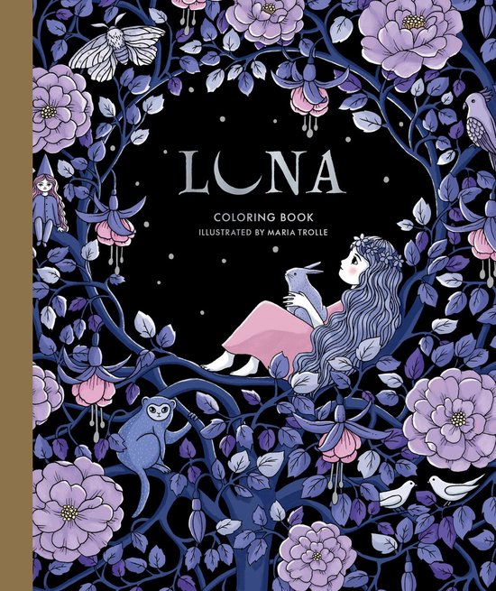 Boek cover Luna Coloring Book van Maria Trolle (Hardcover)