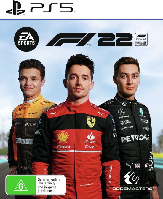 Cover van de game F1 2022 - PS5
