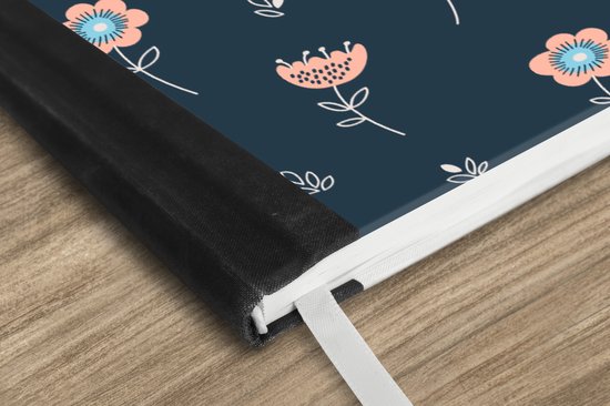 Carnet - Carnet d'écriture - Bloem - Insectes - Motifs - Carnet - Format A5 - Bloc-notes