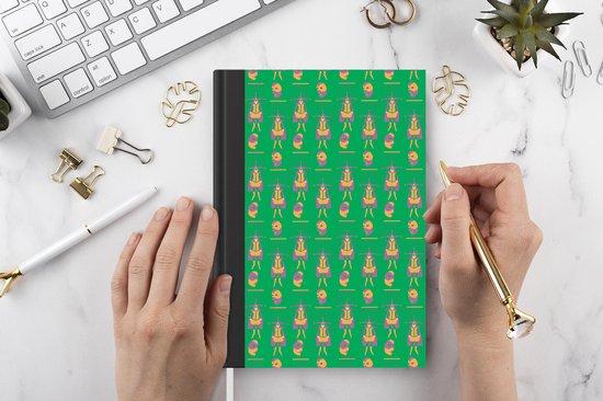 Carnet - Cahier - Masque - Motifs - Carnaval - Joker - Carnet - Format A5 - Bloc-notes