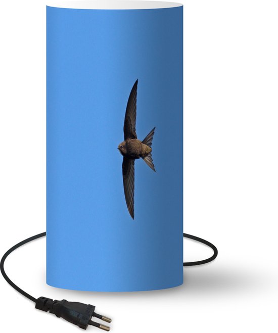 Lampe Swift - Un martinet survole un ciel bleu clair - 33 cm de haut - Ø16  cm - Y... | bol.com