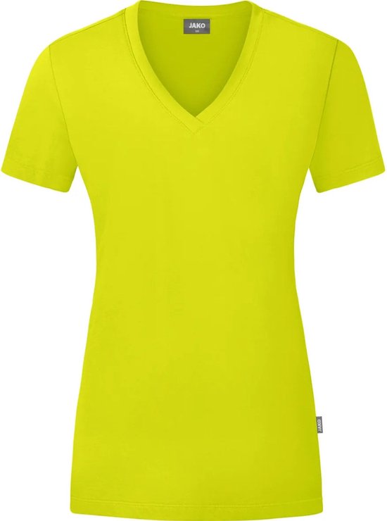 Jako Organic T-Shirt Dames - Lime | Maat: