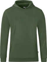 Jako Organic Sweater Met Kap Kinderen - Olijf | Maat: 152
