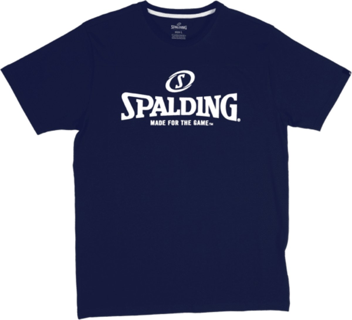 Spalding Essential Logo T-Shirt Heren - Marine | Maat: 3XL