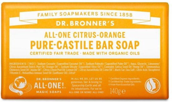 Dr Bronners Zeep citrus & orange - Dr Bronners