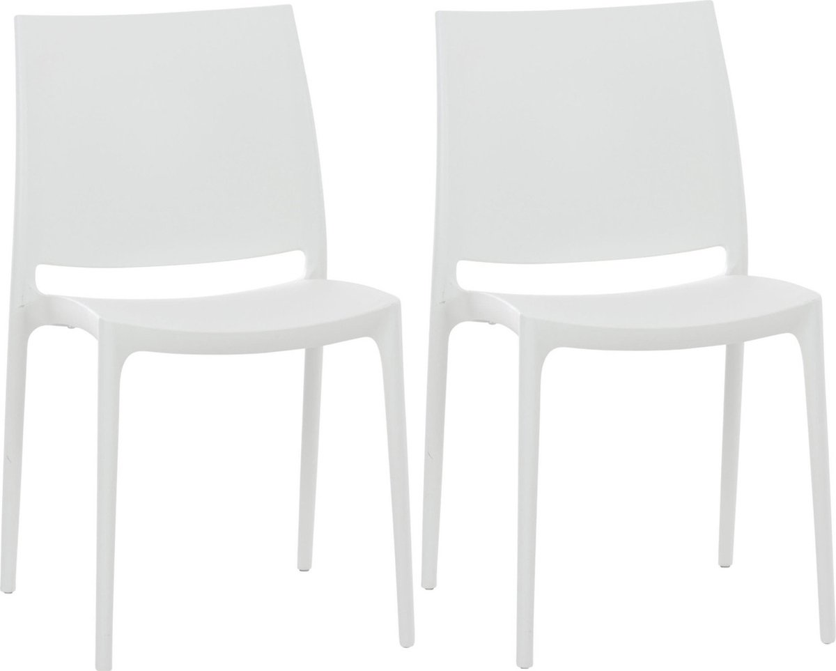 CLP Maya Set van 2 Stoelen wit