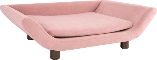 Hondenmand Explicit - Suede look Roze - 72,5x53x21cm