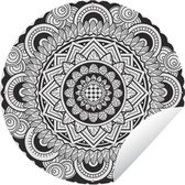 Tuincirkel Mandala sierlijk - 90x90 cm - Ronde Tuinposter - Buiten
