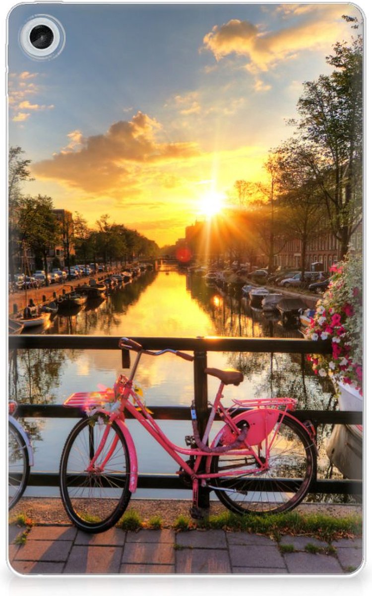 Lenovo Tab M10 Plus (3e generatie) Hip Hoesje Amsterdamse Grachten