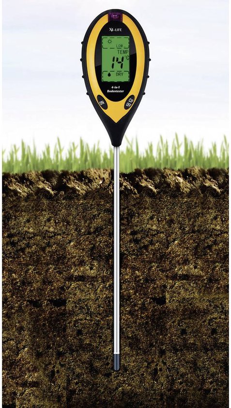 Smartes Bodenmessgerät Mit WLAN - Digitaler Feuchtigkeits- & Temperatursensor Für Garten