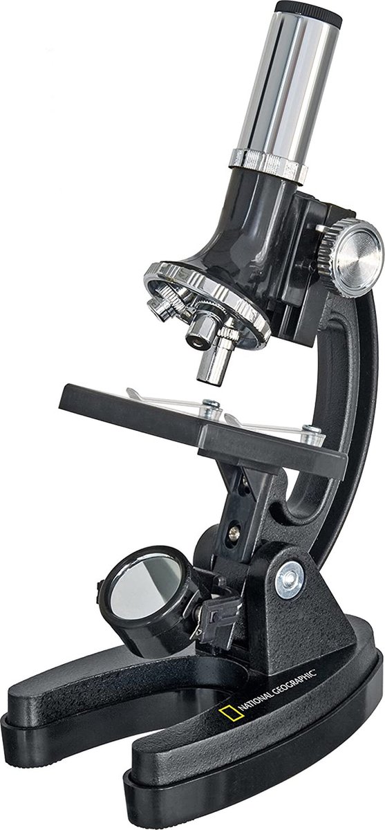 National Geographic 300x-1200x Doorlichtmicroscoop Monoculair 1200 x Doorvallend licht