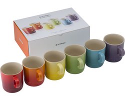 Le Creuset Mokken - Rainbow - 350 ml - 6 stuks