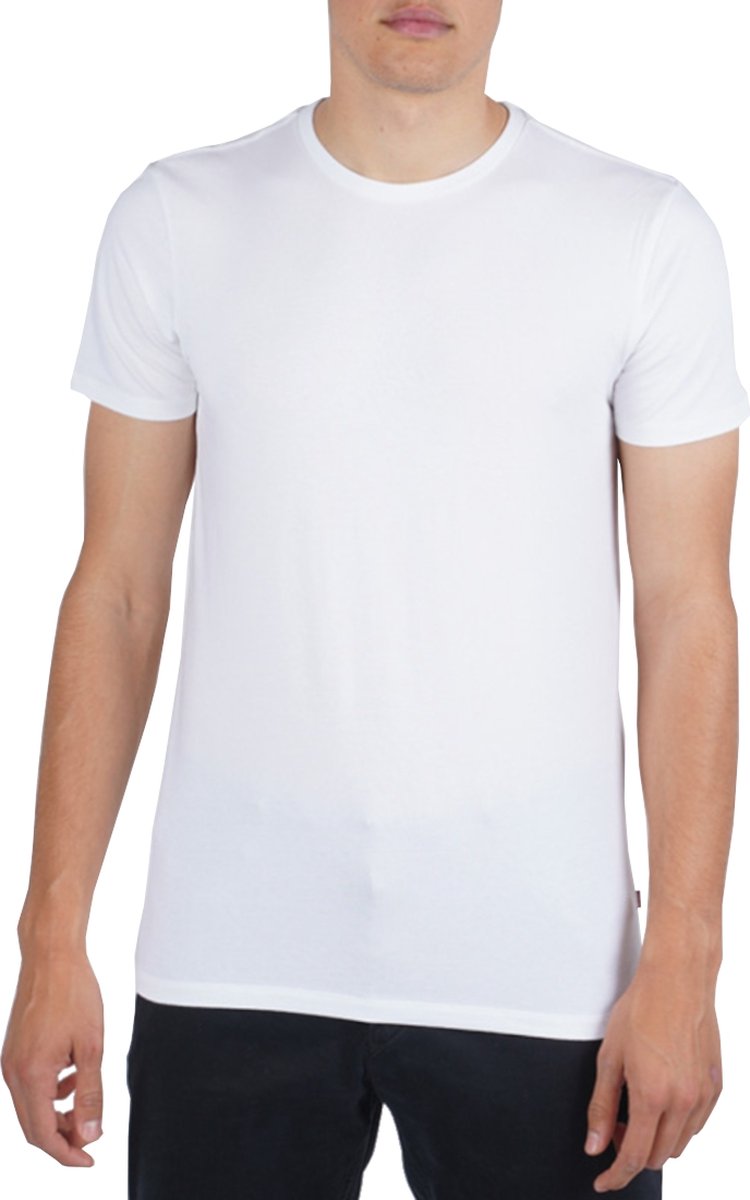 Levi’s T-shirt Ronde Hals 2Pack – Heren Basic T-shirt Wit