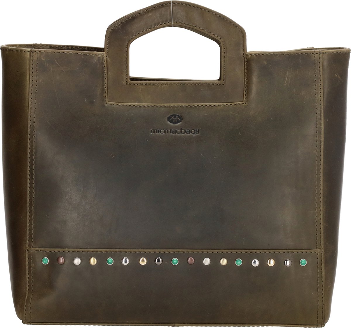 Micmacbags Masterpiece Handtas Olijfgroen