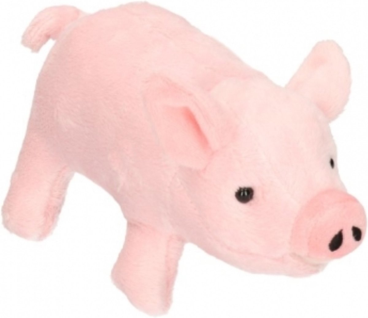Cornelissen knuffel biggetje - 20.5 cm - roze - boerderij dieren - pluche