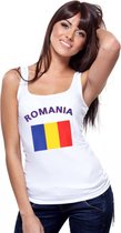 Witte dames tanktop Roemenie M