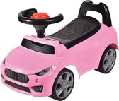 Loopauto - toeter - roze - kinder auto