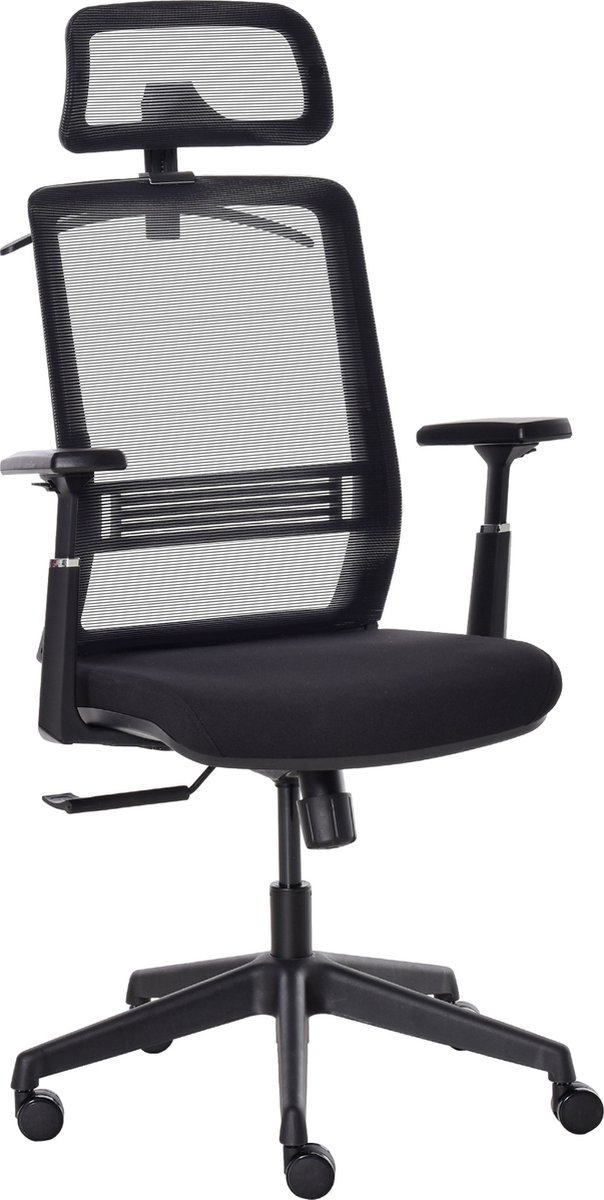 Vinsetto In hoogte verstelbare bureaustoel met hoofdsteun 921-452
