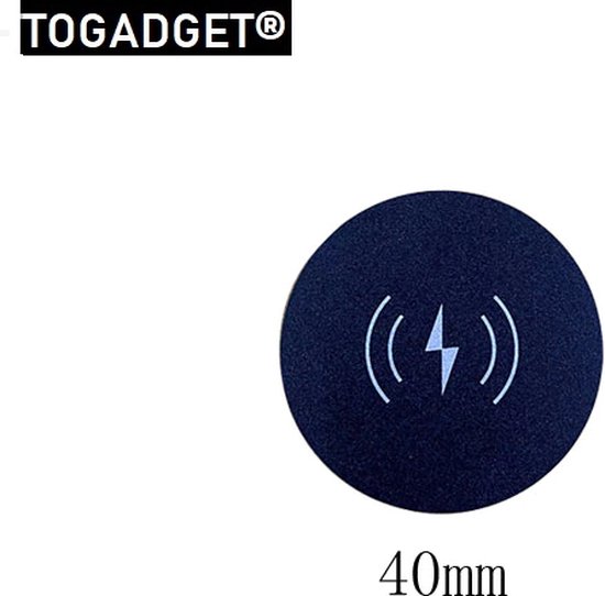 Togadget® - Plaque magnétique en métal pour chargeur sans fil