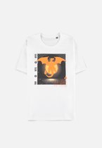 Pokémon Heren Tshirt -L- Charizard Wit