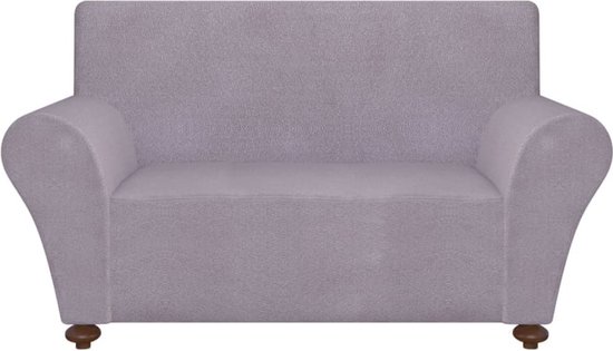 vidaXL 131086 Stretch Couch Slipcover Grey Polyester Jersey