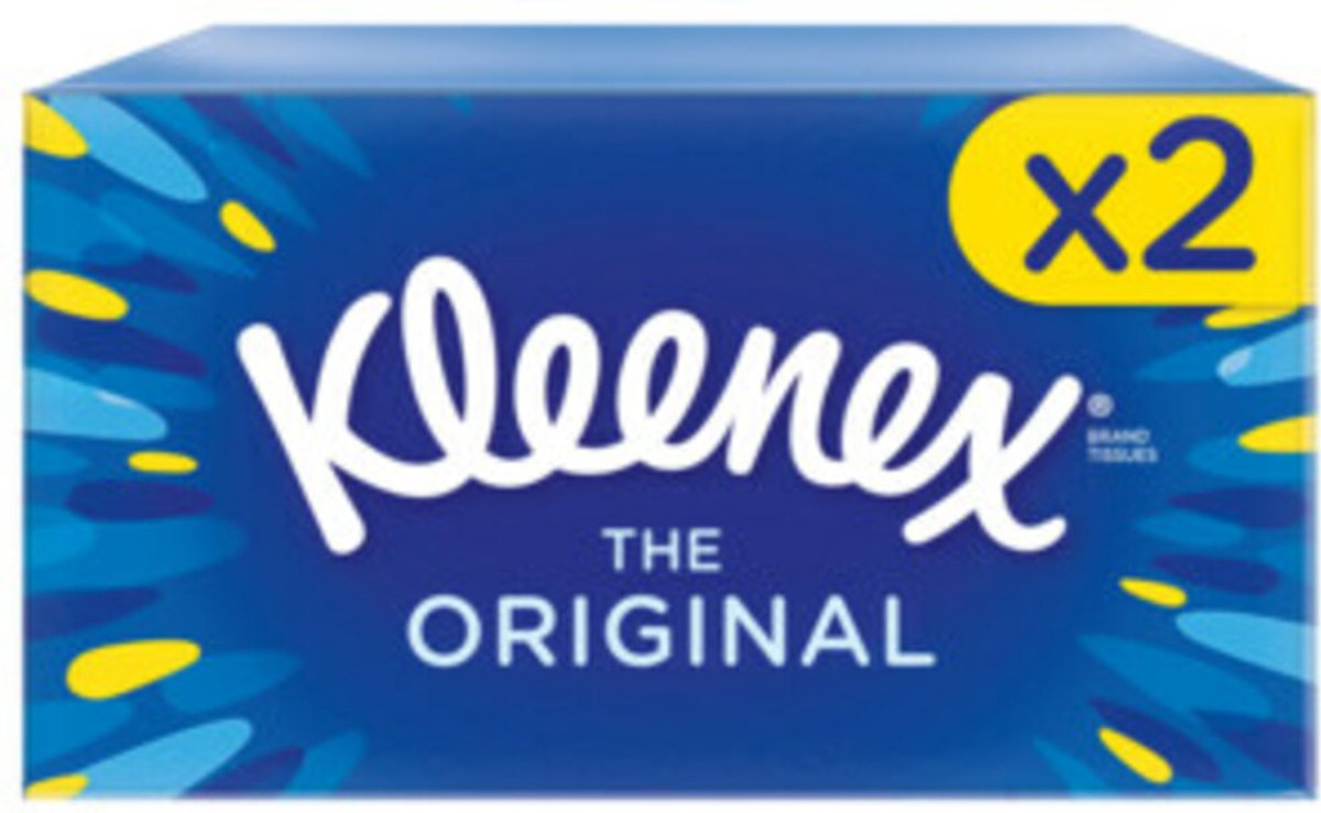 Goedkoopste Kleenex Original Tissues Duo Pack 2x72 = 144 stuks