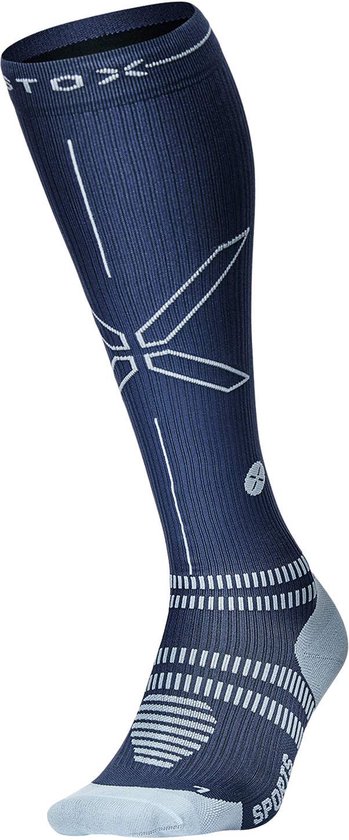 STOX Energy Socks - Chaussettes de sport femme - Chaussettes de compression qualité supérieure - Moins de blessures et douleurs musculaires - Récupération rapide - Jambes moins fatiguées - Confort