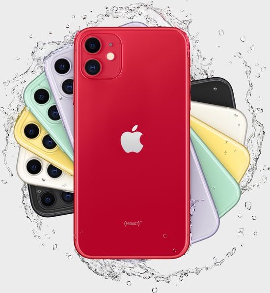 Apple iPhone 11 - 64GB - Dual camera - Rood | bol