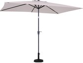 Bol.com VONROC GARDEN - VONROC Premium Parasol Rapallo 200x300cm – Parasol combi set incl. parasolvoet - Kantelbaar – UV werend ... aanbieding