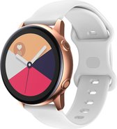 Siliconen bandje - geschikt voor Samsung Gear S3 / Galaxy Watch 3 45 mm / Galaxy Watch 46 mm - wit