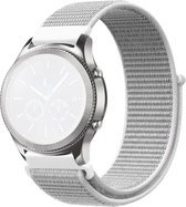 Nylon bandje - geschikt voor Samsung Galaxy Watch 6 / Watch 6 Classic / Watch 5 / Watch 5 Pro / Watch 4 / Watch 4 Classic / Watch 3 41 mm / Active / Active 2 / Watch 42 mm - lichtgrijs