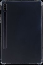 Mobigear Tablethoes geschikt voor Samsung Galaxy Tab S8 Ultra Hoes Flexibel TPU | Mobigear Cushion Backcover | Doorzichtig Telefoonhoesje Galaxy Tab S8 Ultra | Schokbestendig Galaxy Tab S8 Ultra Telefoonhoesje | Anti Shock Proof - Transparant