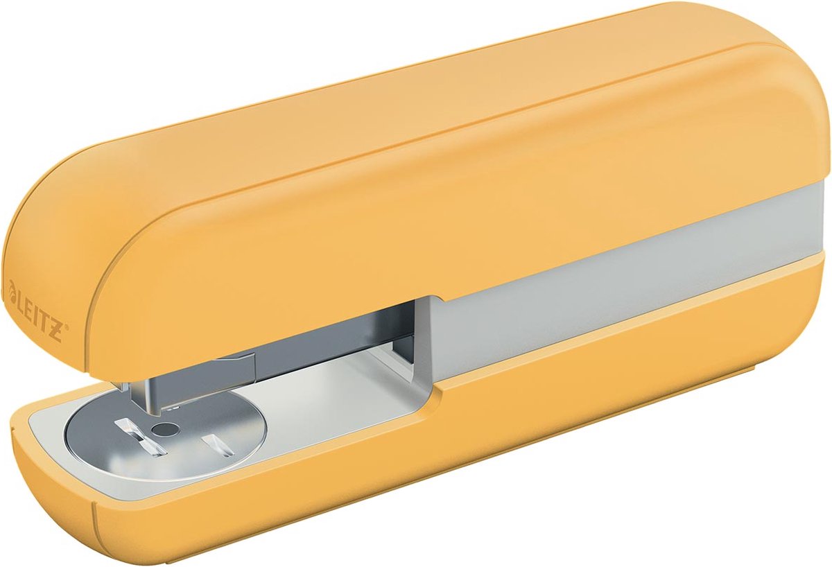 Nietmachine leitz cosy 30 vel 24/6 fluweel geel | 6 stuks