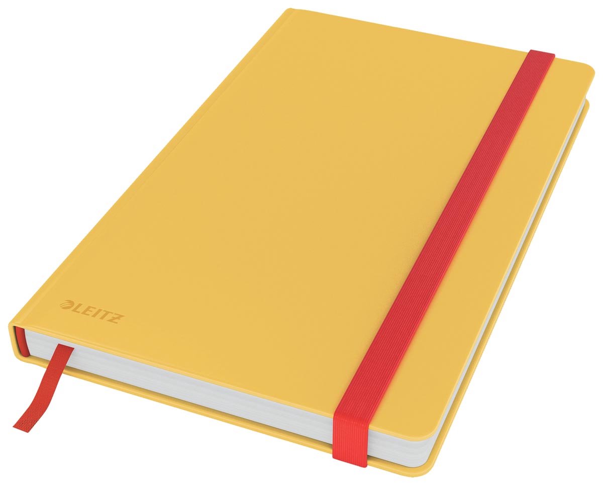 Notitieboek leitz cosy a5 160blz 100gr lijn geel | 1 stuk | 5 stuks
