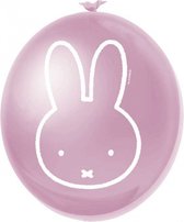 Voordeelset  roze Nijntje ballonnen - 30 cm - 18 stuks - Kinderfeestje artikelen & decoratie - Thema feest versiering - Babyshower