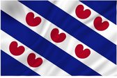 Friese Vlag - 2x - 90 x 150 cm - Feest Vlag - Friesland - Frisian