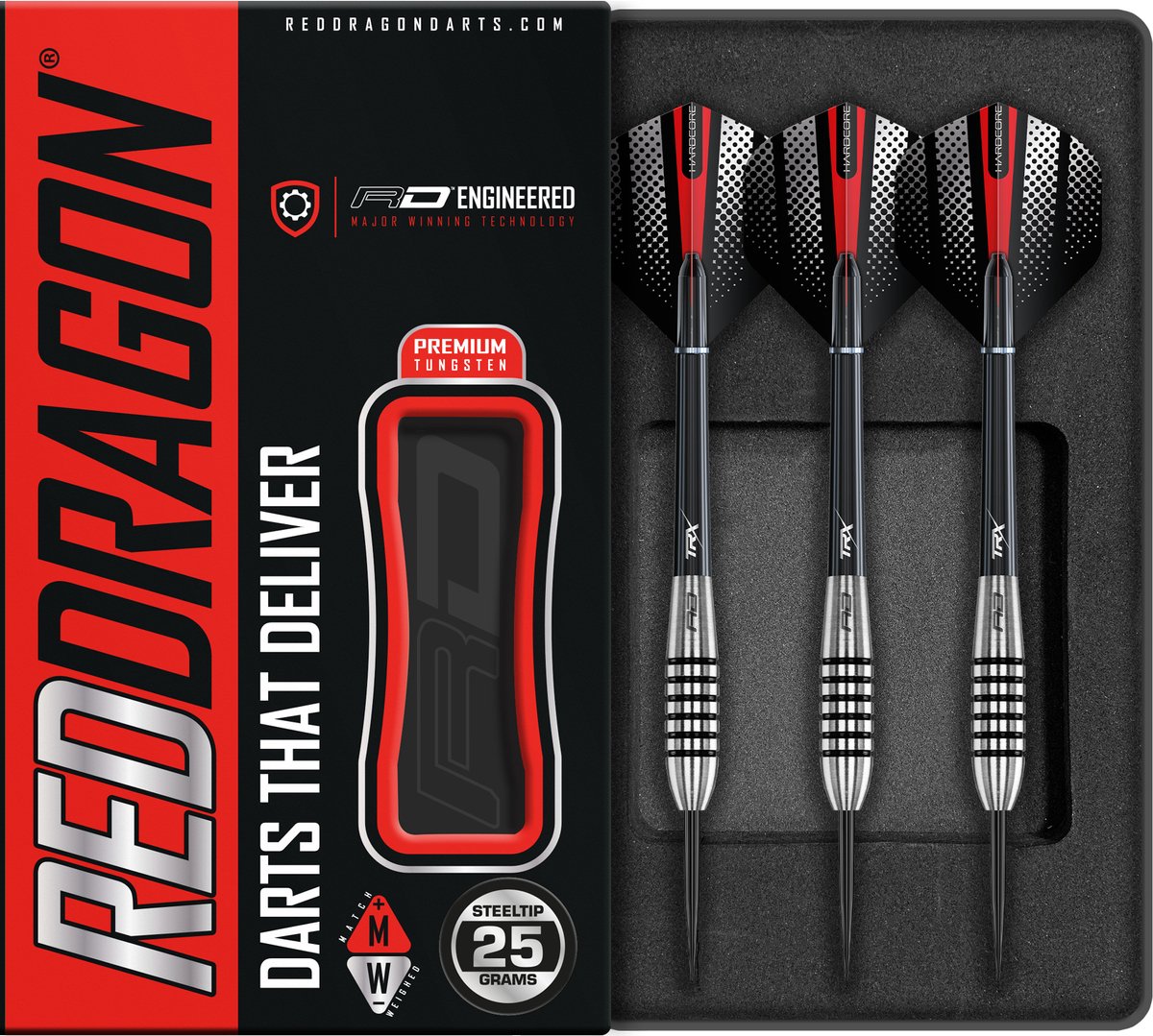 RED DRAGON - Swingfire 2 Flightmaster: Steeltip Tungsten Dartpijlen Professioneel - 25 gram