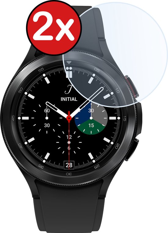 Screenprotector Geschikt voor Samsung Galaxy Watch 4 Classic 42 mm