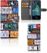 Wallet Book Case Nokia G11 | G21 GSM Hoesje Kentekenplaten