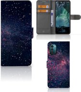 Cas de téléphone portable Nokia G11 | G21 Flip Cover Étoiles