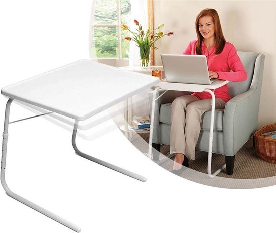 Magic Table - Multifunctionele inklapbare bijzettafel – Bedtafel – Laptoptafel – Inklapbaar ( Bekend van TV )