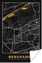 Poster Stadskaart – Kaart – Bergkamen – Gold – Duitsland – Plattegrond - 20x30 cm