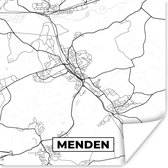 Affiche Menden - Plan de la ville - Carte - Carte - 75x75 cm