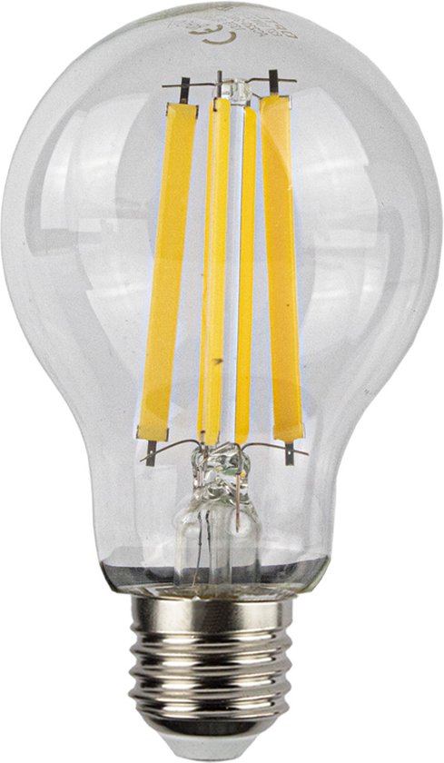 LED Filament lamp 10W | 1350lm | A60 E27 - 6000K - Daglicht wit (860)
