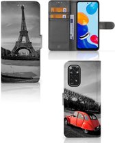 Wallet Book Case Xiaomi Redmi Note 11/11S Hoesje Eiffeltoren